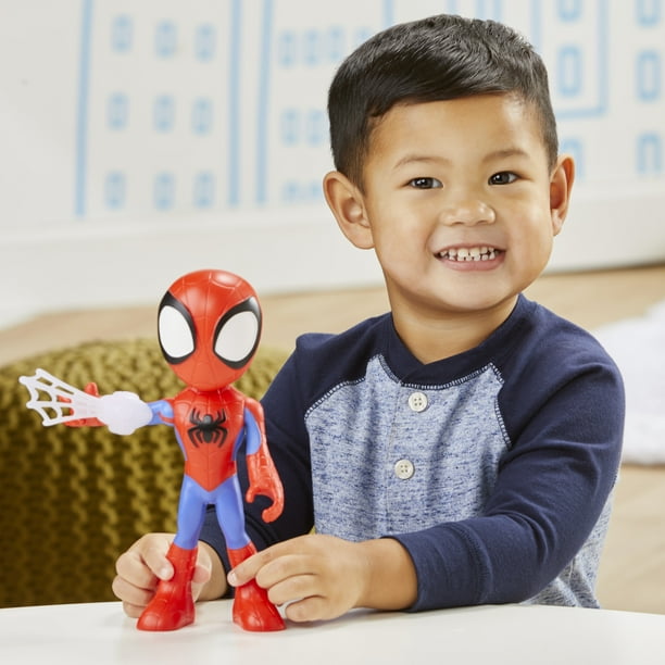Marvel Spidey and His Amazing Friends Supersized Spidey Figure, 9
