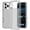 Smoke, variant on For Apple iPhone 18 Pro Max Sturdy Ultra Thick 3mm Transparent Hybrid Case Cover - Clear