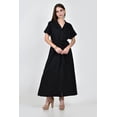 thumbnail image 1 of Vestido camisero con cinto Roman Fashion /Juvenil, 12751 (Negro) negro EG, 1 of 5
