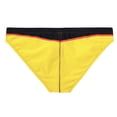thumbnail image 3 of TANBOM Men's Sexy Triangle Swim Trunks Adjustable Drawstring Polyamide Comfortable Fit Black XL, 3 of 6