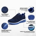 thumbnail image 4 of REABO Men's Tennis Running Shoes, Lightweight Arch Support Athletic Sneakers, 4 of 8