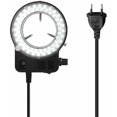 thumbnail image 1 of Adjustable LED Ring Light for Microscopes - White Black, 220V EU Plug, 1 of 5