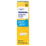 Equate Maximum Strength Antibiotic First Aid Cream + Pain Relief, Compare to Neosporin® + Pain Relief Active Ingredients, 0.5 oz