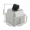 thumbnail image 2 of Interruptor de conmutación rotatorio universal SZW26-20/D202.2D con caja exterior de interruptor maestro, 660 V, 20 A, 3 posiciones, 2 fases, Lucky B, 2 of 5