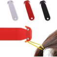 thumbnail image 1 of Cuchillo para encuadernación elástica de cabello de doble hoja, herramienta para quitar bandas de goma para el cabello (3 piezas) ER, 1 of 1