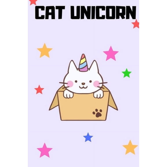 Notebook cat unicorn, Book 1, (Paperback)
