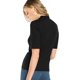 thumbnail image 2 of Women's Mock Neck Long Sleeve Slim Fit Ribbed Knit Tee T-Shirts Coffee XS Coffee XS Xishao ropa, 2 of 2