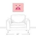 thumbnail image 3 of Creative Products Pig Face 20x16 Canvas Wall Art, 3 of 5