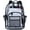 Black, variant on ® Clear Backpack - See-Through PVC Bookbags Stadium Approved Waterproof Backpack