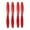 Red, variant on 4* Drone Blade Propeller For Parrot Minidrones 3 For Mambo Swing RC Quadcopter