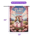 thumbnail image 5 of My Dog Is My Valentine Cute Basset Hound in Gift Box House Flag 28x40in Double Sided Bassets Dog Breed Lovers Gifts Idea Outdoor Decor - 3006, 5 of 5