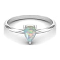 thumbnail image 2 of Opal 6x4mm Pear Shape 925 Sterling Silver Mother's Day Gift Ring, 2 of 4