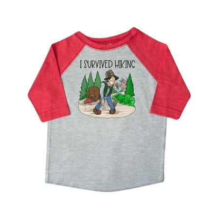 

Inktastic I Survived Hiking Gift Toddler Boy or Toddler Girl T-Shirt