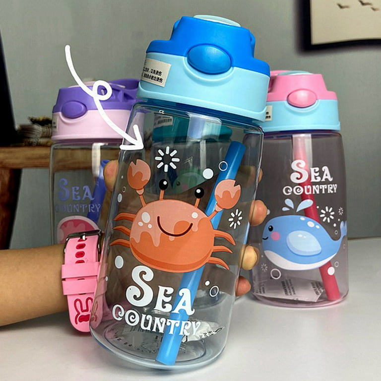 Sports Water Bottle, Cartoon Water Cups, Portable Water Bottles