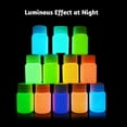 thumbnail image 2 of comerut 20g Paint Fluorescent Non-radioactive 12 Colors Multipurpose Luminous Paint for Ceramic, 2 of 8