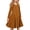Brown, variant on Girls Long Sleeve Stretchy Dress A line Twirly Skater School Party Dress