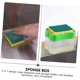 thumbnail image 2 of 1 Set Push Type Cutlery Dispenser Cutlery Sponge Holder Kitchen Under Sink Organization Storage Box Sink Sponge Holder Abs Cutlery Sponge Holder, 2 of 4