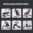 thumbnail image 2 of ARDIKAMA Adjustable Weight Bench - Workout Bench Press for Home Gym,Foldable Incline Decline Sit up Exercise Bench 660 Lbs., 2 of 6