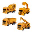 thumbnail image 3 of SUTENGDA Construction Vehicles Playset  Yellow  16 Piece, 3 of 8