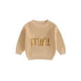 thumbnail image 2 of Mommy and Me Matching Outfits Mama and Mini Long Sleeve Crewneck Sweater Pullover Tops, 2 of 10