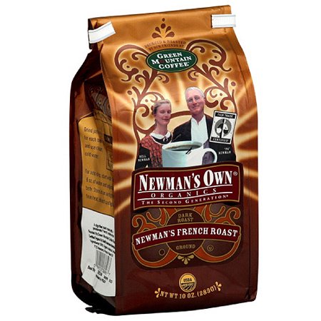Newman's Own French Dark Roast Ground Coffee, 10 oz (Pack of 6)