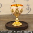 30ml Vintage Metal Wine Cup for Retro Champagne and Whisky Lovers