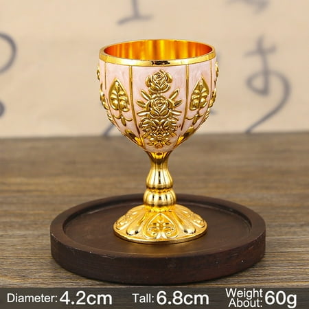 

30ml Vintage Wine Cup High-quality Metal Wine Cup Retro Wine Champagne Cup