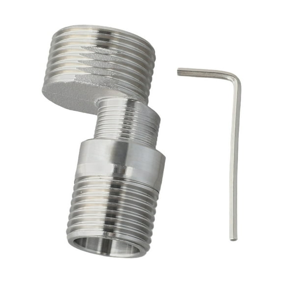 360 Degree Adjustable Faucet Angled Curved ,Eccentric Screw Corner Tap Adapter