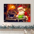 thumbnail image 2 of wall26 Canvas Print Wall Art Christmas Lights Santa Claus List Celebrations &amp; Holidays Decorative Illustrations Modern Art Scenic Colorful Multicolor Warm for Living Room, Bedroom, Office - 24&qu, 2 of 5