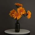 thumbnail image 2 of Efavormart Pack of 2 | 20" Orange Dahlia Flower Bushes, Artificial Wedding Bouquets, 2 of 10