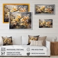 thumbnail image 4 of DESIGN ART Designart "Yellow Grey Apple Tree Melody" Floral Apple Tree Canvas Prints 44 in. wide x 34 in. high, 4 of 5