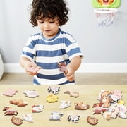 Joyfy 12 Pcs Farm Animal Magnets for Fridge 2.5 Large Size Cute Refrigerator Magnet for Kids & Toddler, Funny Magnetic Toys Party Favor Birthday Children Gifts