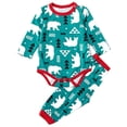 thumbnail image 1 of Pyjama à Imprimé de Noël Ensemble de Pyjamas 2 Pcs pour Maman Papa Bébé Enfant Garçon Fille, 1 of 8