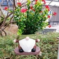thumbnail image 5 of Meiiso Gnome Swing Hanging Planter Green Sale Clearance 2024! Flowerpot Gardening Decoration Stools, 5.85*5.07*5.07In, 5 of 6
