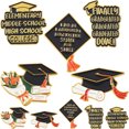 thumbnail image 1 of KAKOWELY 10 broches de birrete de graduado, broches de adorno para bolsa de regalo, broches delicados para solapa de graduación., 1 of 5