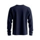 thumbnail image 4 of pstuiky Camisas casuales de manga larga para hombre, Top informal holgado de color liso con medio botón, mangas largas y cuello redondo para hombre salir tops m, 4 of 6