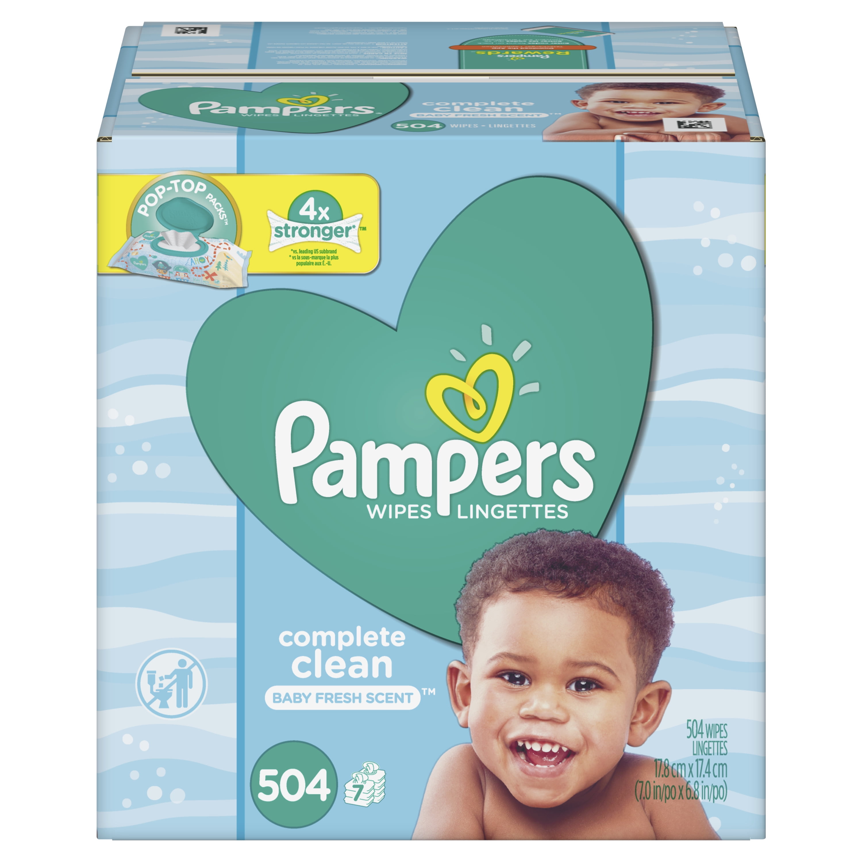 Complete Clean Pampers Scented Baby Wipes 1152 ct.