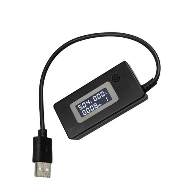 3 In 1 LCD Digital USB Voltmeter Ammeter 5V 12V DC Car Phone Voltage Current Volt Ampere Power Capacity Charger Detector Monitor ,Wide Application
