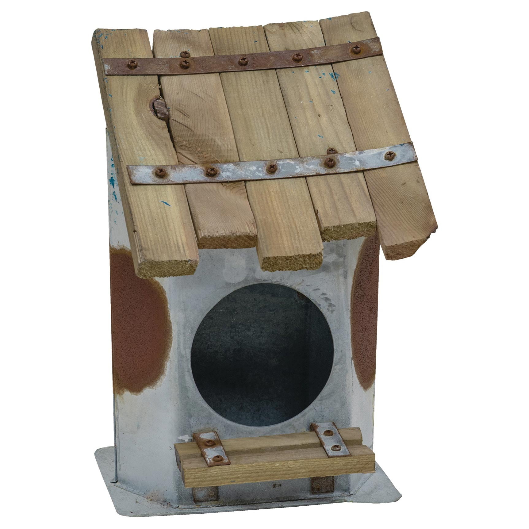 Galvanized Birdhouse by The Hearthside Collection