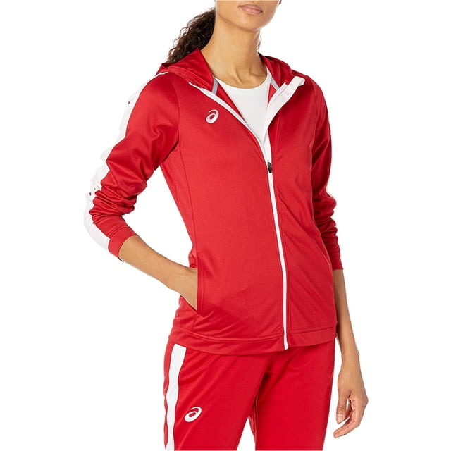 ASICS Womens Team Train FZ Hoody Track Jacket, 2301, L