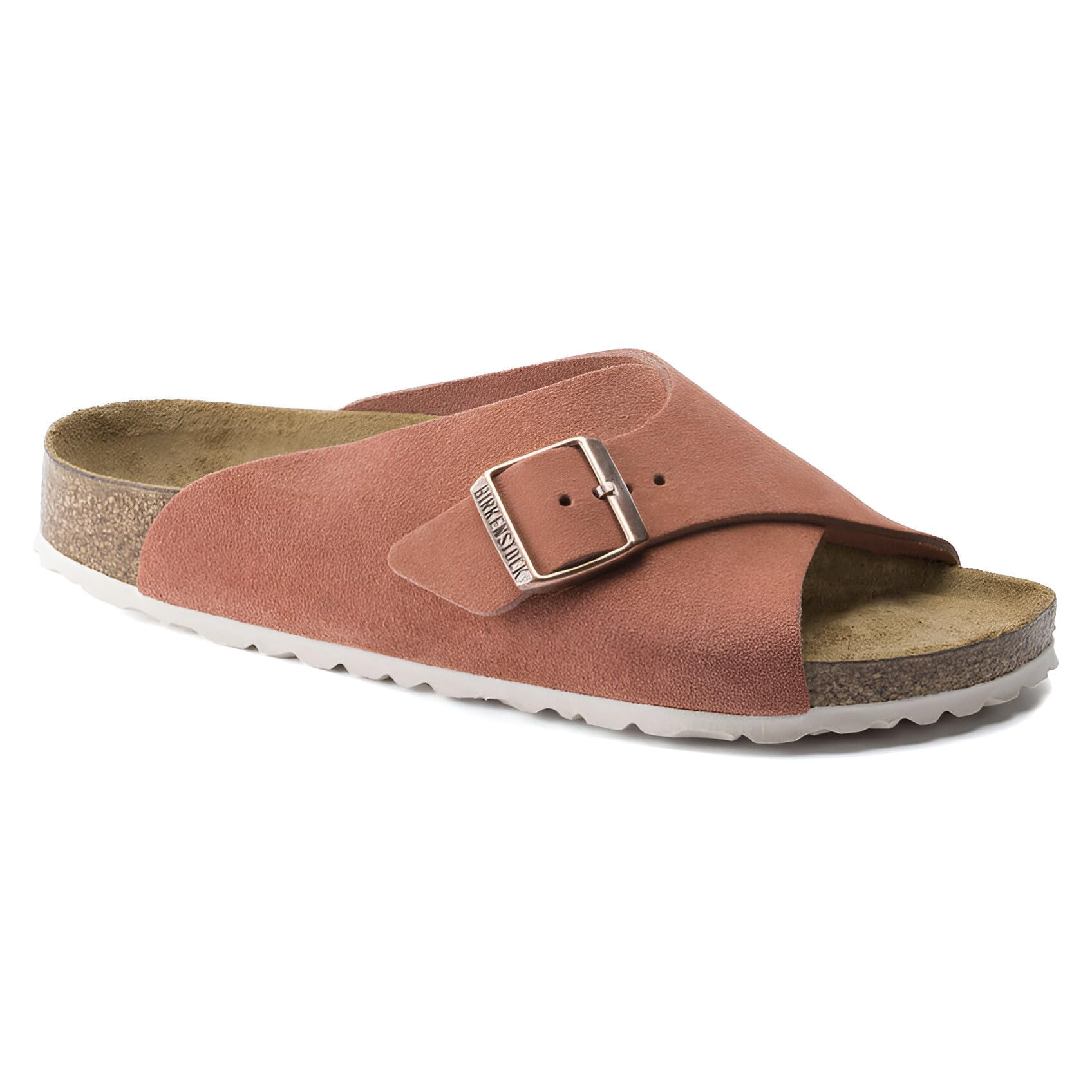 BIRKENSTOCK Arosa Soft Footbed Suede Leather Sandal Slide