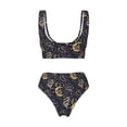 thumbnail image 6 of Rocae Snake Sleep for Bikini Set for Women Two Piece Sexy High Swimsuits Split Crossover Bikini Small, 6 of 9