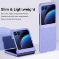 thumbnail image 4 of for Motorola Razr Plus 2023 Case Cover, Rhombus Diamond Pattern Phone Case for Women Girl Luxury Protective Case for Motorola Razr Plus 2023, Moto Razr+, Purple, 4 of 12