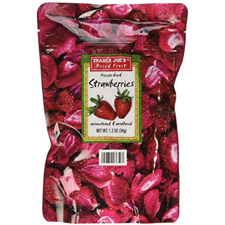 TJ Dried Fruit Freeze Dried Strawberries Unsweetened And