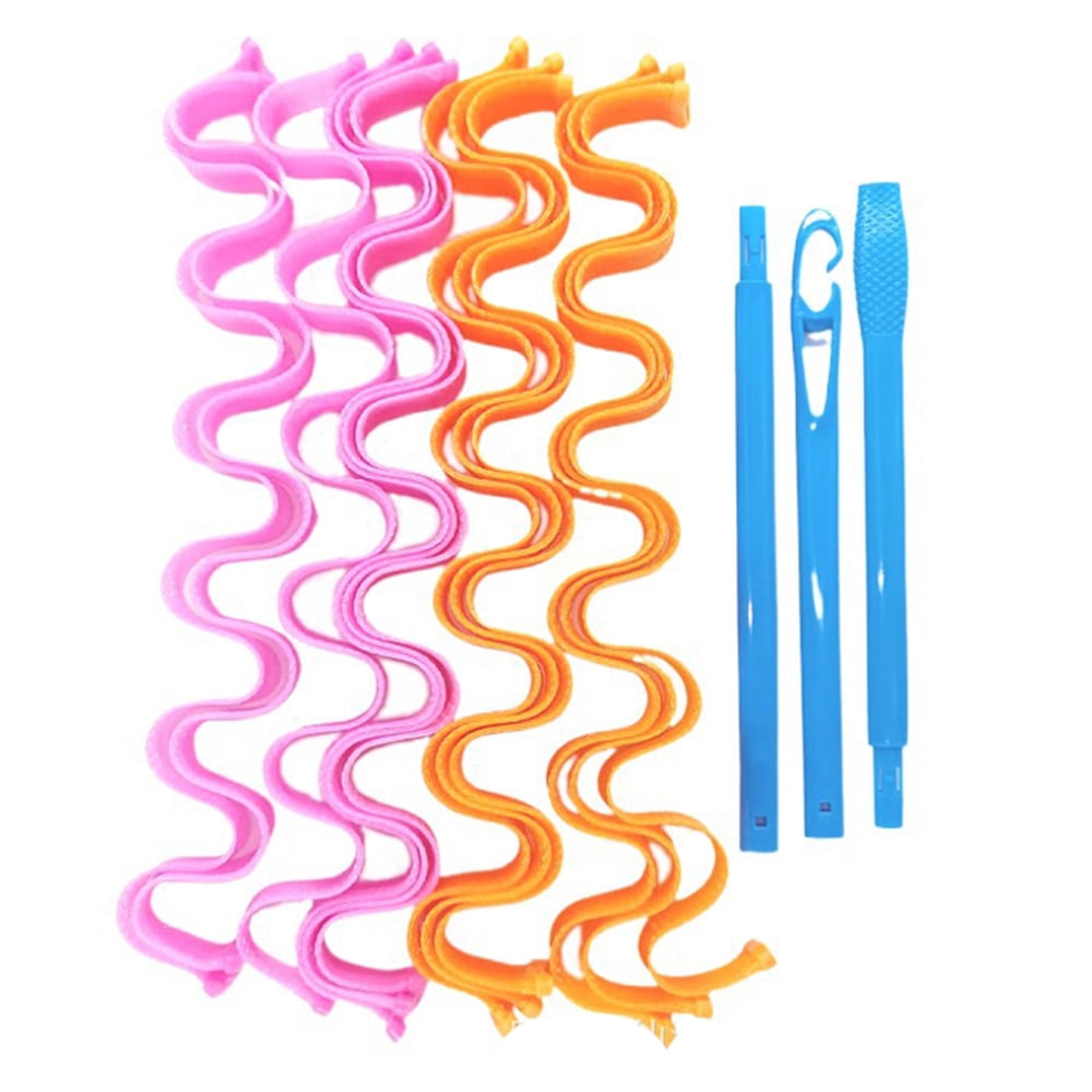12 pieces Wavy Hair Styling kit, Magic Water Wavy Curling Iron, No heat