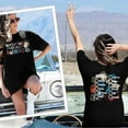 thumbnail image 6 of MOUSYA Around The World Shirt Women Magical Oversized Shirt Funny Magic Tour Graphic Tees Funny Traveler Vacation Short Sleeve Top, 6 of 7
