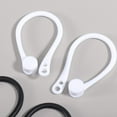 thumbnail image 2 of 2 Pairs Comfortable Earphone Ear Hooks Silicone Earbuds Covers Anti Holders Compatible with AirPods for Running Jogging Cycling, 2 of 5