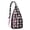 Pink-83, variant on Ethnic Mandala Elephant Sling Bag - Bohemian Floral Print (Multi-Pocket Organized, Adjustable & Waterproof)