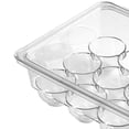 thumbnail image 6 of Egg Holder for Refrigerator Fridge Eggs Organizers Egg Organizer Tray Large Capacity Egg Drawer Egg Container Egg Tray for Countertop Shelf 12 grids, 6 of 7
