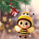 thumbnail image 1 of Adornos para árbol de Navidad XUNRYAN, adorables adornos colgantes de abeja, decoración de abejorro, adornos de abeja, regalos para amantes de las abejas, fiestas, decoración del coche y del hogar,, 1 of 6